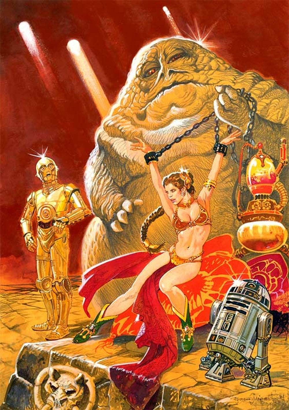 Star Wars Slave Leia Fan Art